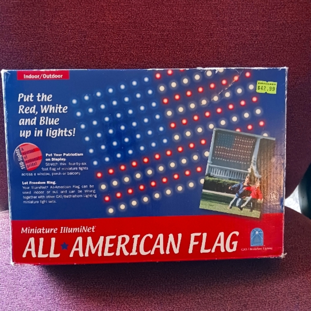 Miniature IllumiNet All American Flag Lights